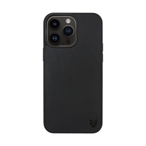 Leather iPhone Case – Black