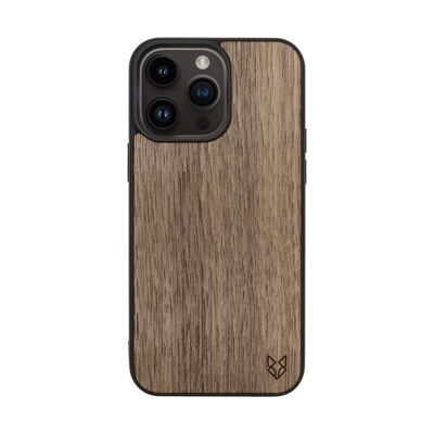 Custodia per iPhone in legno – Noce