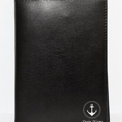 Passport holder "Anchor + Name - Small" Personalizable