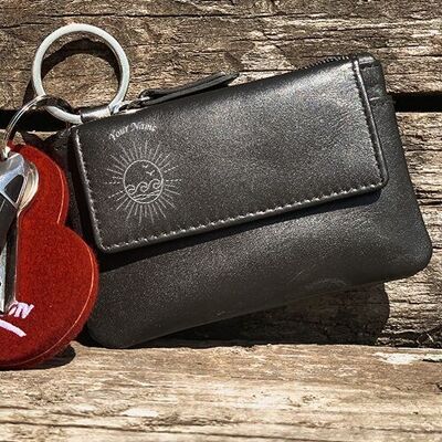 Key case "Sun + Name - Right" Personalizable