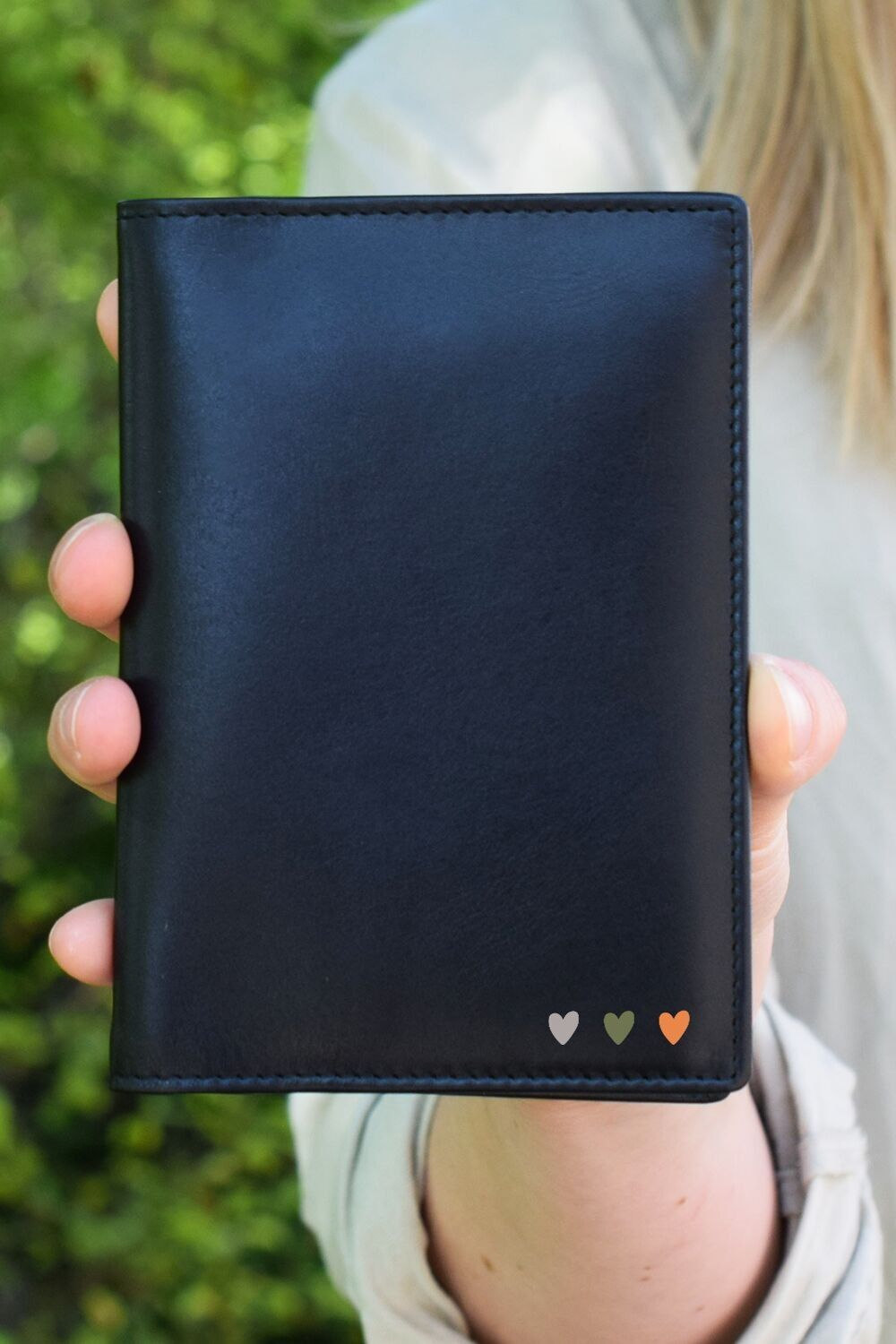 Custodia per passaporto "Serie Cuore Piccola"