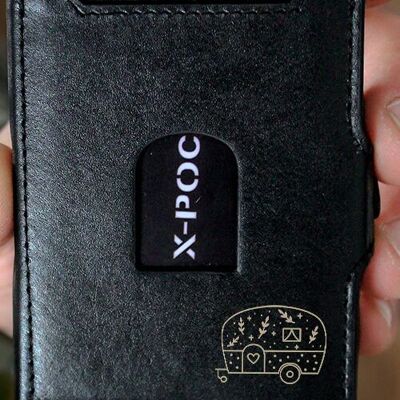 X-POC card holder genuine leather "Caravan"