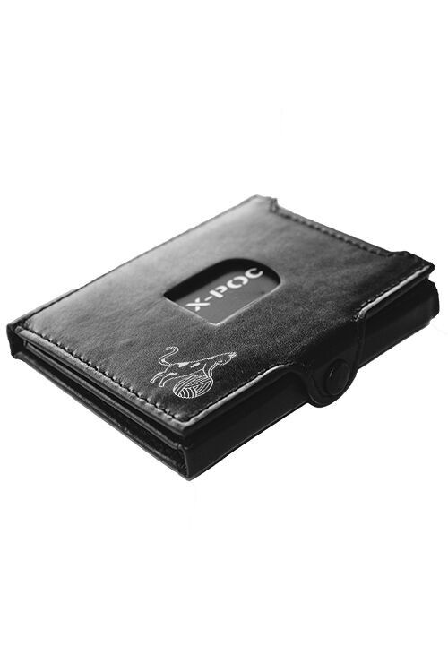 Porta carte di credito X-POC "Gatto con gomitolo di lana"