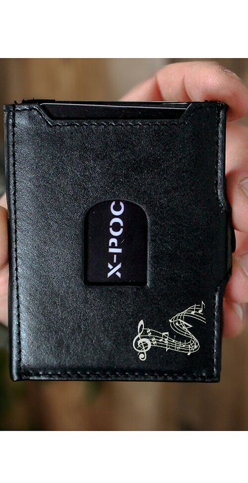 X-POC Kartenhülle "Musiknoten"