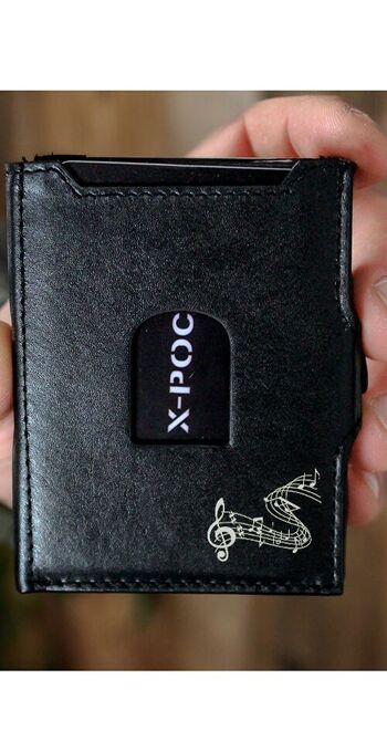 Étui à cartes X-POC "Notes de musique" 1