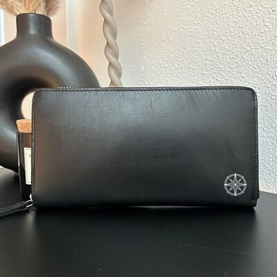 Real leather ladies wallet "Compass"