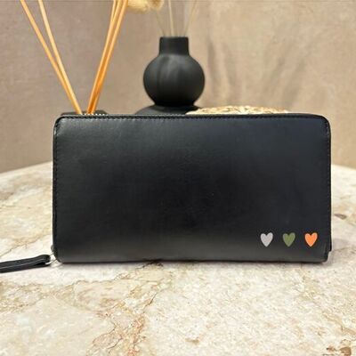 Ladies' wallet "Hearts - Horizontal"