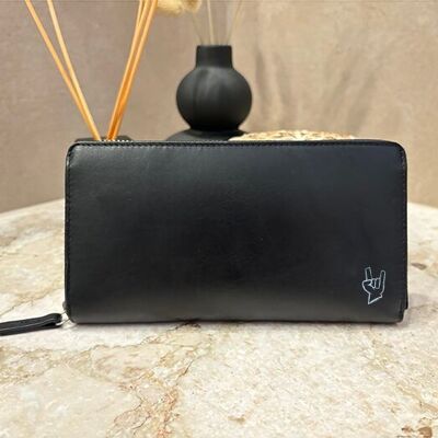 Ladies' wallet made of genuine leather "Rock&Roll"