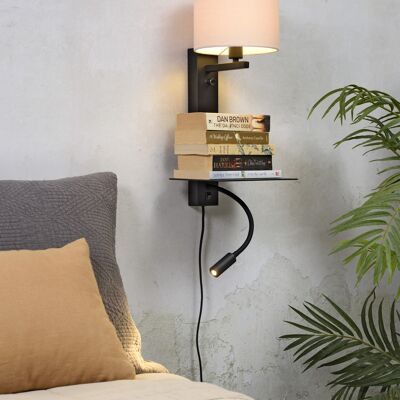 FLORENCE taupe wall lamp