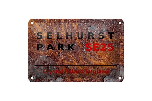 Blechschild London 18x12cm England Selhurst Park SE25 Dekoration