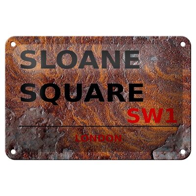 Blechschild London 18x12cm Sloane Square SW1 Dekoration