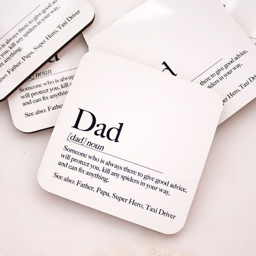 Dad Noun Coaster