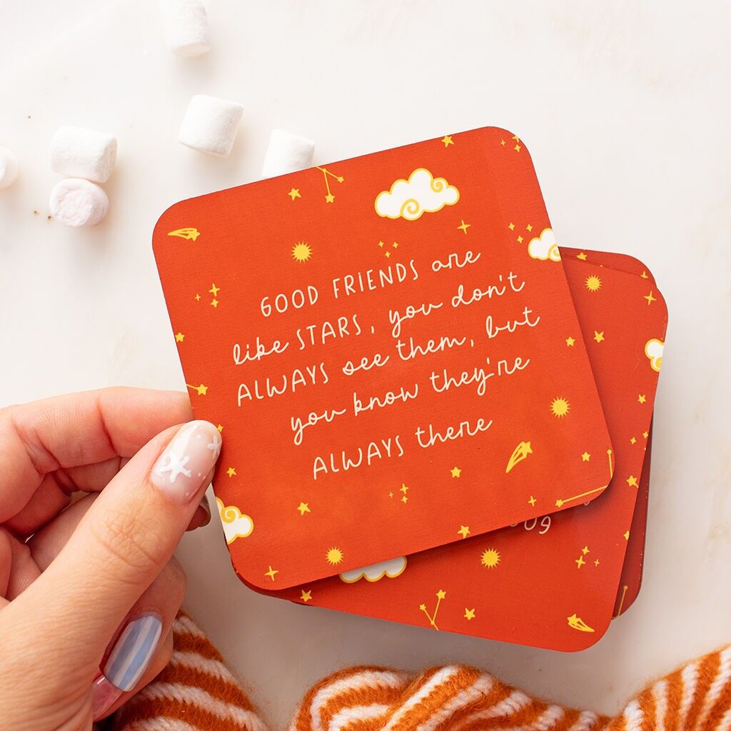 Coaster – Gute Freunde sind wie Sterne