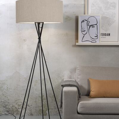 LIMA light linen floor lamp