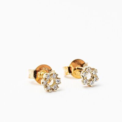 ESTASIS GOLD LOBE EARRINGS