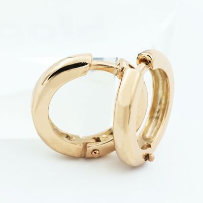 MIRAGGIO GOLD HOOP EARRINGS