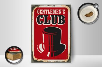Panneau en bois rétro 12x18cm, décoration pour hommes du Gentlemen's Club 2