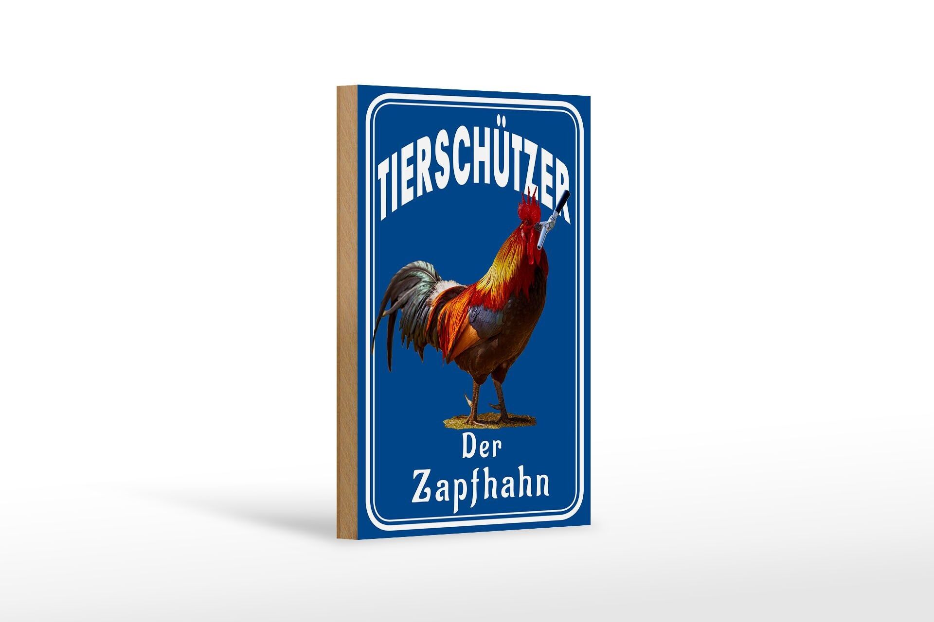 Wooden sign saying 12x18cm animal rights activists the tap decoration