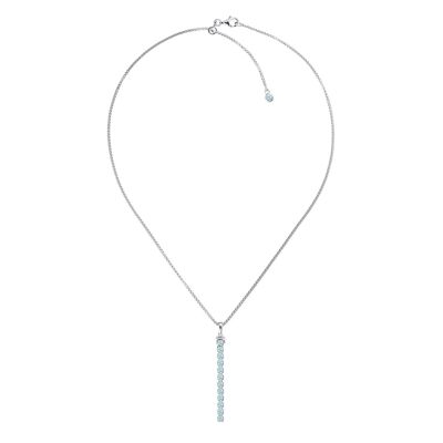 Tamsui Blue Topaz Necklace, Sterling Silver
