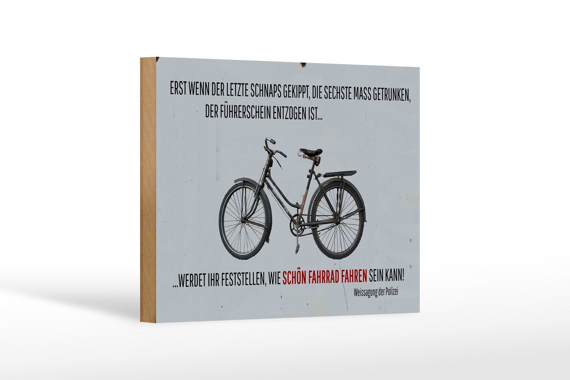 Cartello in legno 18x12 cm con scritta "Quando si versa l'ultimo liquore" decorazione