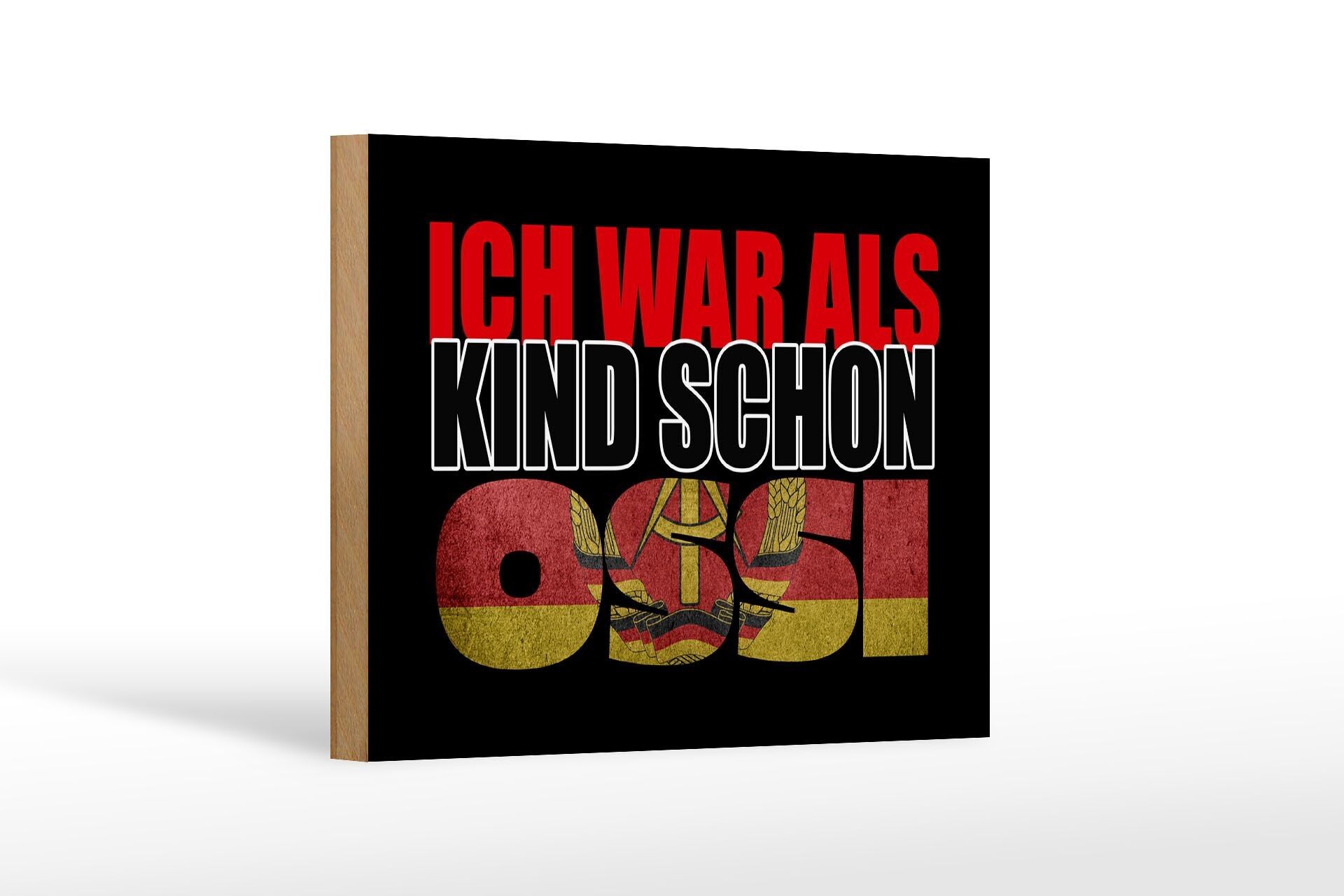 Cartello in legno con scritta 18x12 cm Decorazione Ero Ossi da bambino