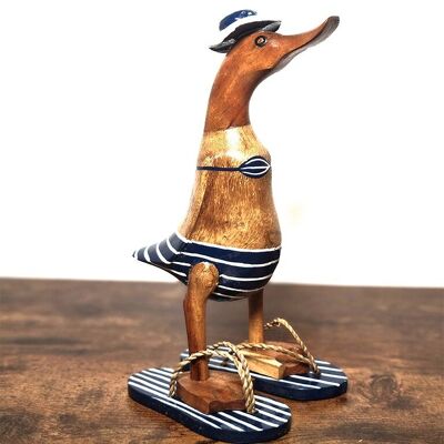 Blue bikini teak duck height 25 cm