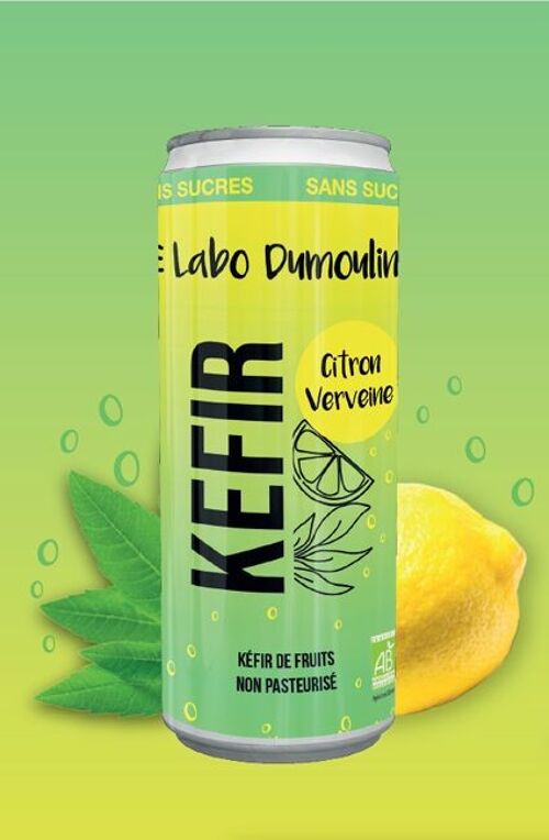 Kefir Citron Verveine bio 25cl - canette