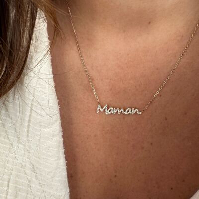 Rhinestone mom - gold or silver