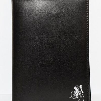 Funda para pasaporte "Ciclista de carreras", funda para pasaporte