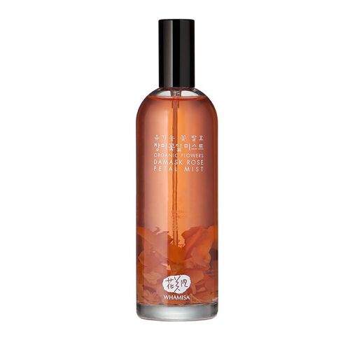 Brume aux pétales de rose de Damas aux fleurs bio fermentées 100ml format cabine