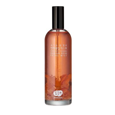 Damascus rose petal mist with organic fermented flowers 100ml cabin format