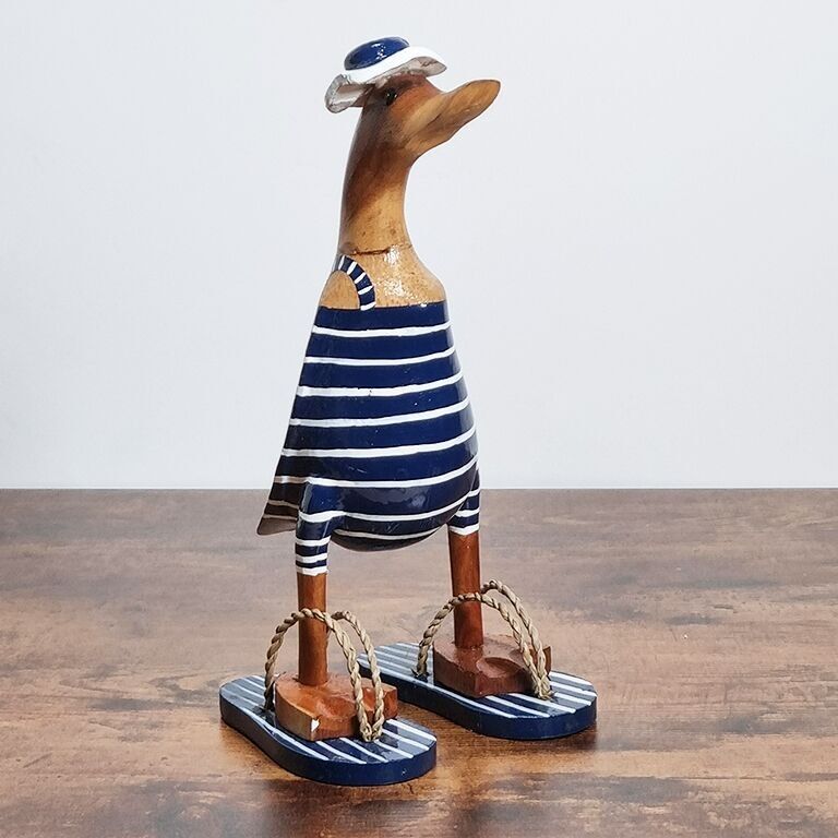 Jersey blu anatra in teak 25 cm