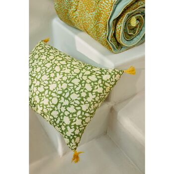 Housse De Coussin Jaya Vert 6