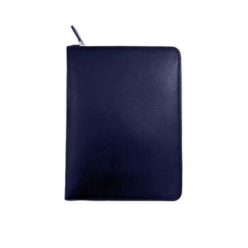 Porte Notes A5 en Cuir Recyclé - INE COMPANION BLUE 2