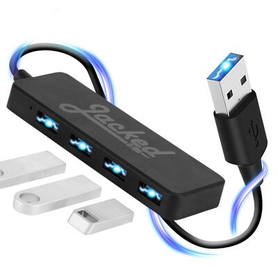 Splitter USB per laptop – Hub USB 3.0 Distributore USB – hub USB 4 porte – docking station USB multiporta