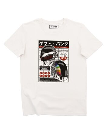T-shirt Daft Punk Japon - Tee-shirt Design Rétro Musique 1