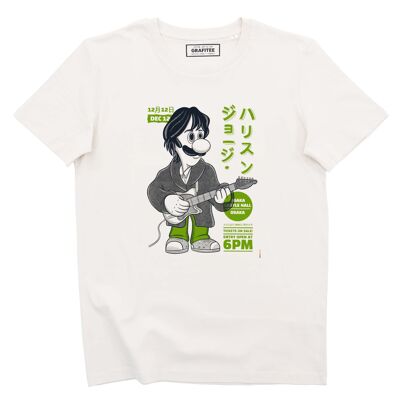 T-shirt Luigi Harrison - Tee-shirt Mashup Nintendo Beatles