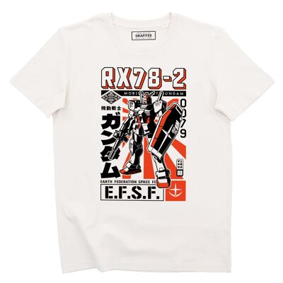 T-shirt Retro Gundam 24 - Tee-shirt Mecha Pop Culture Japon