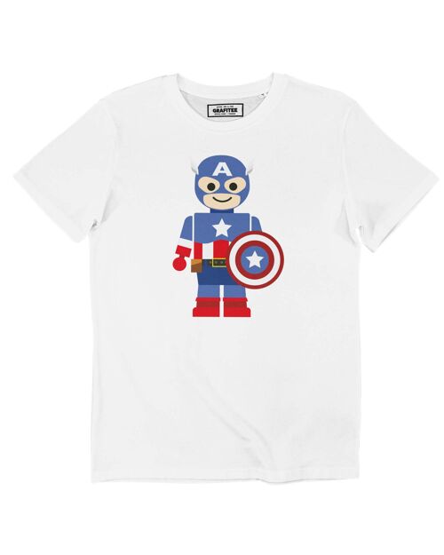 T-shirt Toy Captain America - Tee-shirt Jouet Marvel