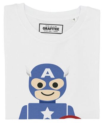 T-shirt Toy Captain America - Tee-shirt Jouet Marvel 2