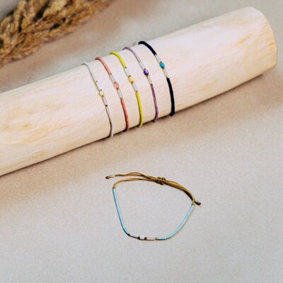 Heishi mother-of-pearl bracelets