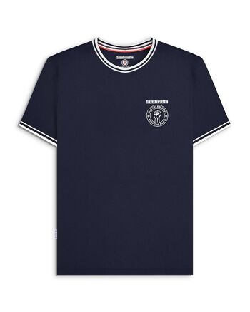 T-shirt à pointe Northern Soul bleu marine/blanc SS24 1
