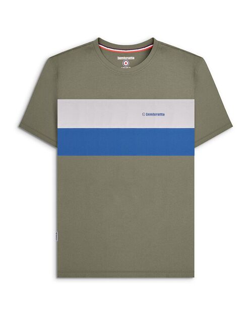 Panelled Tee Khaki SS24