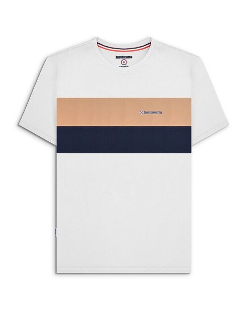 Panelled Tee White SS24