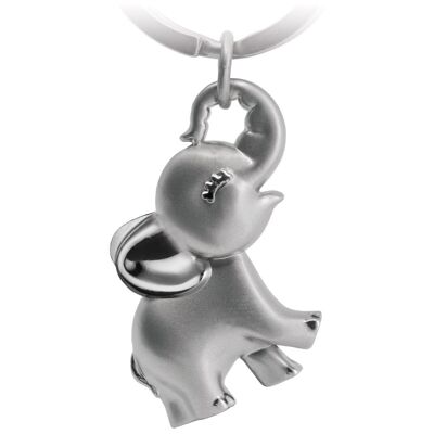 Porte-clés éléphant "Jumbo" - Pendentif mignon bébé éléphant - Porte-bonheur et cadeau pour les amoureux des éléphants