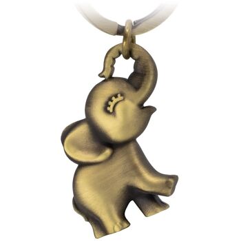 Porte-clés éléphant "Jumbo" - Pendentif mignon bébé éléphant - Porte-bonheur et cadeau pour les amoureux des éléphants 3