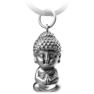 Porte-clés Bouddha « Karma » - Pendentif Bouddha - Mini porte-bonheur Bouddha - Figurine cadeau Chakra Yoga