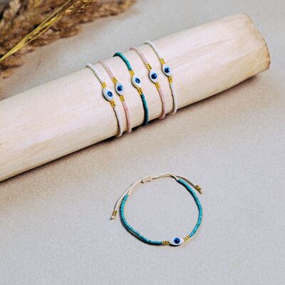 Mother-of-pearl eye bracelets (Horus)
