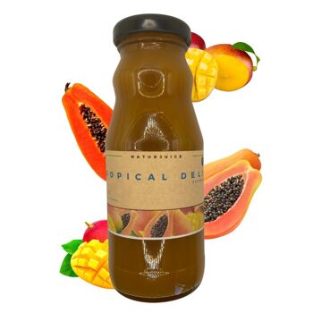 Jus biologique naturel Tropical Delight® (mangue et papaye) 2