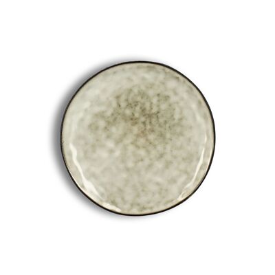 Bequia 20 dessert plate.5cm in light gray sandstone
